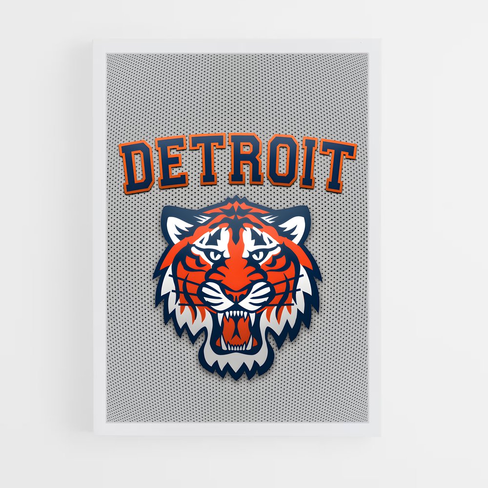 Poster Detroit tigers – affiche Baseball (vue 3)